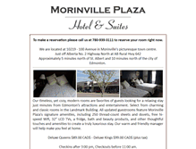Tablet Screenshot of morinvilleplaza.com